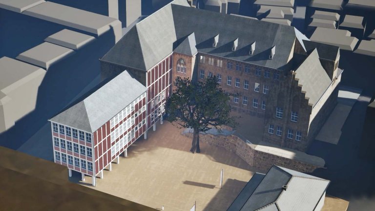 Digital reconstruction: The old Philippinum school building in virtual reality