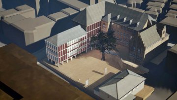3D-Rekonstruktion des historischen Philippinum-Gebäudes
